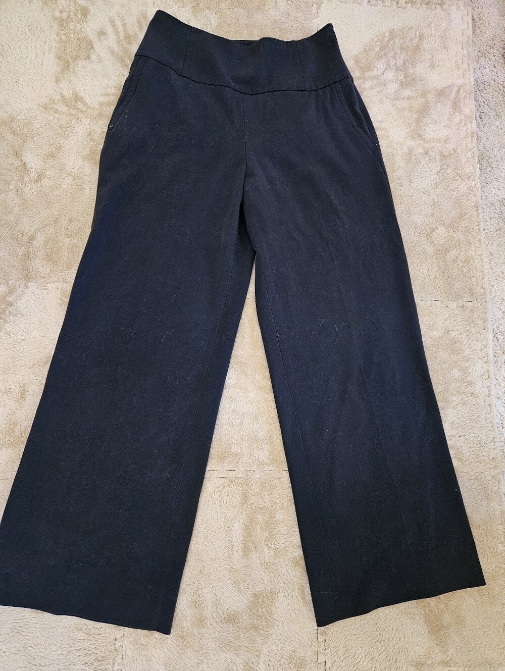 Saks Fifth Avenue Black Wide Leg Pants Sz 10